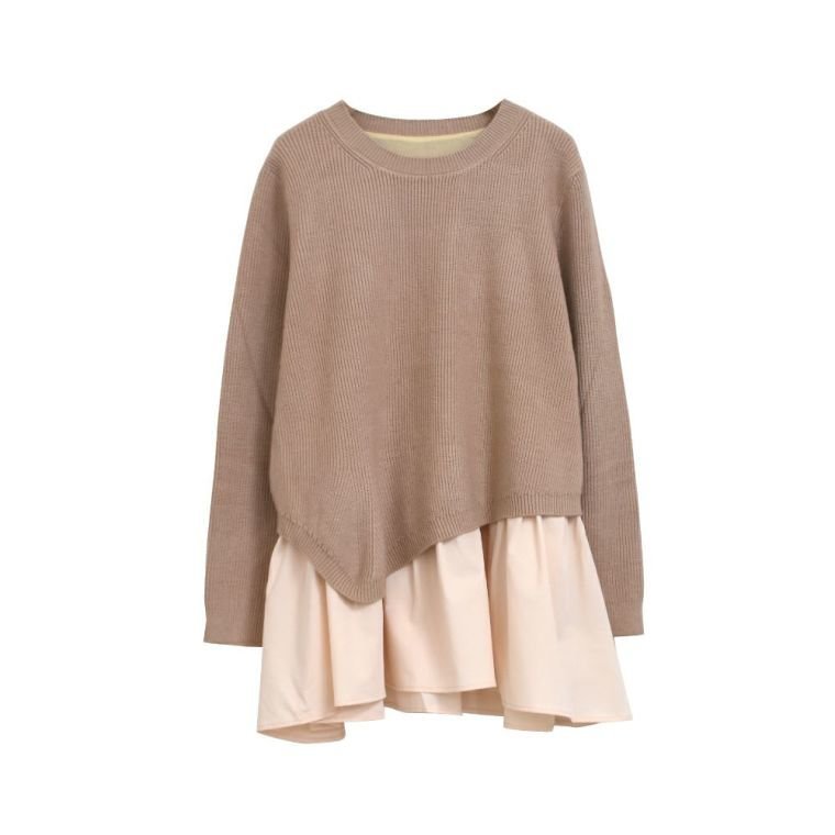 【アクアガレージ/aquagarage】の【最終値下げ価格】レイヤードヘムニットトップス 人気、トレンドファッション・服の通販 founy(ファニー) 　ファッション　Fashion　レディースファッション　Fashion for Women　トップス・カットソー　Cut & Sew Tops　ニット　Knit Tops & Sweaters　セーター　Sweater, Knitwear　フレア　Flare, Flared　プチプライス・低価格　Affordable / Budget Price　 other-1|ID: prp329100003786456 ipo3291000000033317420
