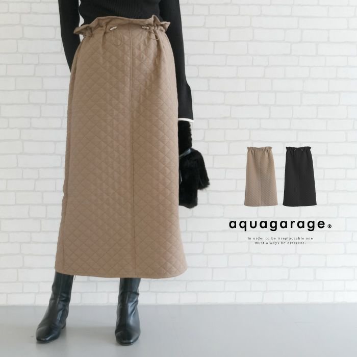 【アクアガレージ/aquagarage】のナイロンキルトタイトスカート 春 人気、トレンドファッション・服の通販 founy(ファニー) ファッション Fashion レディースファッション Fashion for Women スカート Skirts コンパクト Compact, Small Size プチプライス・低価格 Affordable / Budget Price マキシ Maxi, Full Length ロング Long, Long-Length 冬 Winter / This Winter 春 Spring 秋 Autumn other-1|ID: prp329100003786484 ipo3291000000034095467