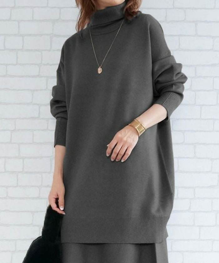 【アクアガレージ/aquagarage】の【セットアップ可】 タートルネックニットチュニック 人気、トレンドファッション・服の通販 founy(ファニー) 　ファッション　Fashion　レディースファッション　Fashion for Women　トップス・カットソー　Cut & Sew Tops　ニット　Knit Tops & Sweaters　タートルネック・ハイネックトップス　Turtlenecks & High-Neck Tops　セットアップ　Matching Sets　レディーストップス・ブラウス　Tops & Blouses / Assorted Women's Tops　送料無料　Free Shipping　セットアップ　Set-Up, Coordinated Outfit　チュニック　Tunic, Long Top　プチプライス・低価格　Affordable / Budget Price　冬　Winter / This Winter　秋　Autumn　 other-1|ID: prp329100003786544 ipo3291000000035840194