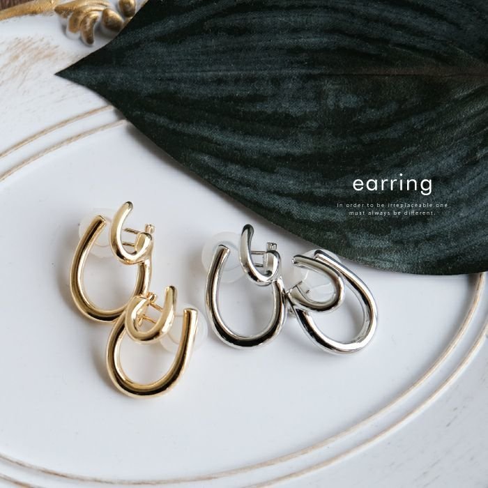 【アクアガレージ/aquagarage】の【最終値下げ価格】ダブルUラインイヤリング 人気、トレンドファッション・服の通販 founy(ファニー) 　ファッション　Fashion　レディースファッション　Fashion for Women　ジュエリー　Jewelry　ファッションリング　Fashion Rings　イヤリング・フープ・ドロップタイプ　Hoop, Drop & Clip Earrings　アクセサリー　Fashion Accessories　イヤリング　Earrings　ダブル　Double, Double-Breasted　プチプライス・低価格　Affordable / Budget Price　 other-1|ID: prp329100003786560 ipo3291000000035646947