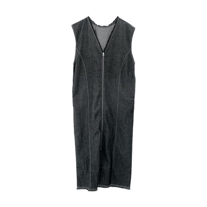 【アクアガレージ/aquagarage】のVネックデニムワンピース インテリア・キッズ・メンズ・レディースファッション・服の通販 founy(ファニー) https://founy.com/ ファッション Fashion レディースファッション Fashion for Women ワンピース Dresses 送料無料 Free Shipping インナー Innerwear プチプライス・低価格 Affordable / Budget Price マキシ Maxi, Full Length ロング Long, Long-Length 冬 Winter / This Winter 夏 Summer 春 Spring 秋 Autumn |ID: prp329100003843949 ipo3291000000025255800
