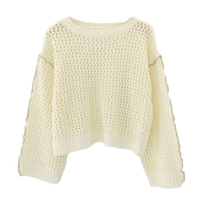 【アクアガレージ/aquagarage】の【最終値下げ価格】メッシュメローニットトップス 春 人気、トレンドファッション・服の通販 founy(ファニー) 　ファッション　Fashion　レディースファッション　Fashion for Women　トップス・カットソー　Cut & Sew Tops　ニット　Knit Tops & Sweaters　キャミソール　Camisole, Spaghetti Strap Top　シンプル　Simple, Minimal　セーター　Sweater, Knitwear　トレンド　Trend, Trending Now　プチプライス・低価格　Affordable / Budget Price　冬　Winter / This Winter　春　Spring　秋　Autumn　 other-1|ID: prp329100003845992 ipo3291000000033318239