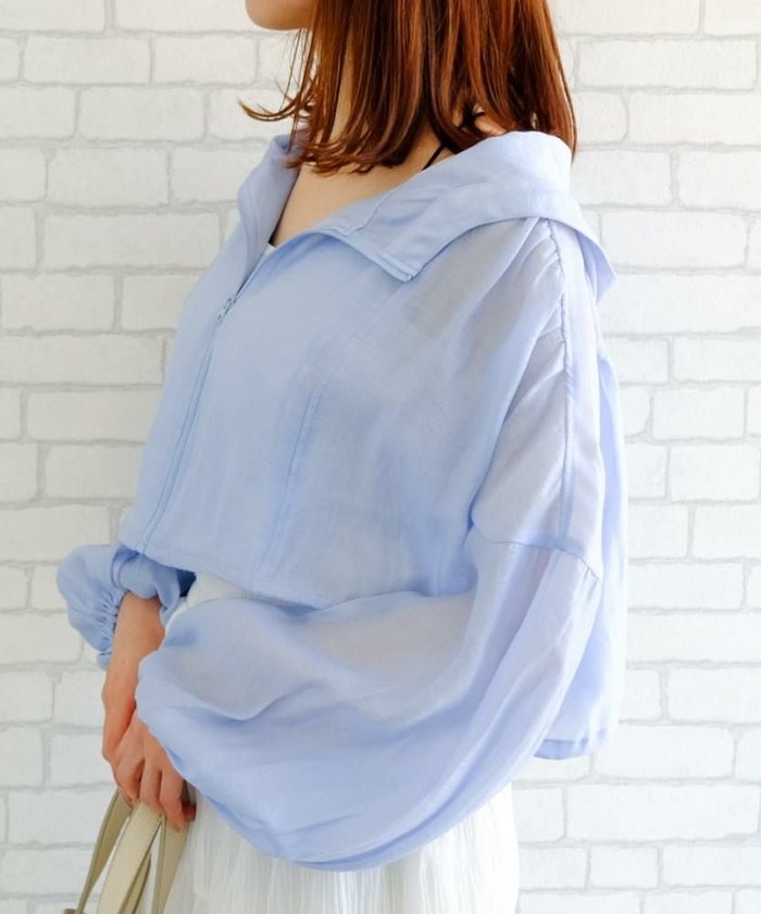 【アクアガレージ/aquagarage】のシアーギャザーショート丈ブルゾン インテリア・キッズ・メンズ・レディースファッション・服の通販 founy(ファニー) https://founy.com/ ファッション Fashion レディースファッション Fashion for Women アウター Coat / Outerwear Collection ブルゾンジャケット・スポーティアウター Blouson Jackets 送料無料 Free Shipping インナー Innerwear ブルゾン Blouson, Bomber Jacket プチプライス・低価格 Affordable / Budget Price 夏 Summer |ID: prp329100003947211 ipo3291000000036276599