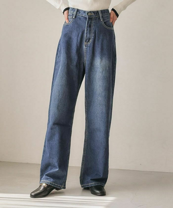 【アクアガレージ/aquagarage】のデニムワイドパンツ 人気、トレンドファッション・服の通販 founy(ファニー) 　ファッション　Fashion　レディースファッション　Fashion for Women　パンツ　Pants & Trousers　シンプル　Simple, Minimal　デニム　Denim, Jeans Material　トレンド　Trend, Trending Now　プチプライス・低価格　Affordable / Budget Price　冬　Winter / This Winter　夏　Summer　春　Spring　秋　Autumn　 other-1|ID: prp329100003964093 ipo3291000000035648053