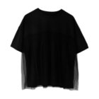 【アクアガレージ/aquagarage】のチュールTシャツ ブラック|ID:prp329100003996750