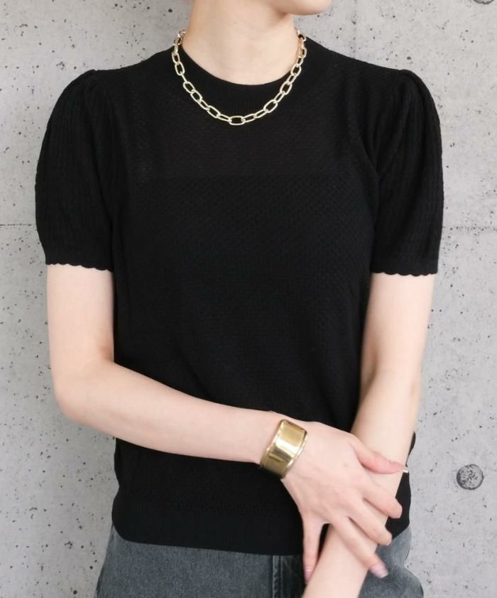 【アクアガレージ/aquagarage】の【最終値下げ価格】柄編みサマーニット インテリア・キッズ・メンズ・レディースファッション・服の通販 founy(ファニー) https://founy.com/ ファッション Fashion レディースファッション Fashion for Women トップス・カットソー Cut & Sew Tops ニット Knit Tops & Sweaters サマー Summer, Summer Style シンプル Simple, Minimal スカラップ Scallop, Scalloped Edge セーター Sweater, Knitwear プチプライス・低価格 Affordable / Budget Price 夏 Summer 春 Spring 秋 Autumn |ID: prp329100003997967 ipo3291000000035708419