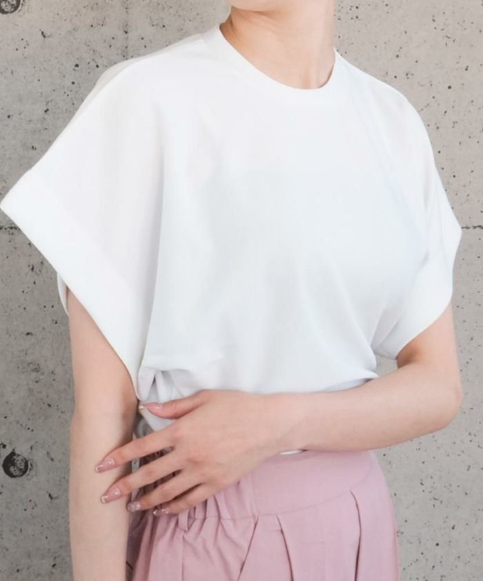 【アクアガレージ/aquagarage】のワイドスリーブTシャツ 人気、トレンドファッション・服の通販 founy(ファニー) ファッション Fashion レディースファッション Fashion for Women トップス・カットソー Cut & Sew Tops シャツ・ブラウス・オフィスカジュアル Elegant Blouses & Button-Ups ロングTシャツ・Tシャツ Longline T-Shirts & Tees カットソー・ベーシックTシャツ Cut-and-Sewn Tops / Stretch Tees & Basics 送料無料 Free Shipping カットソー Cut and Sewn Top スリーブ Sleeve, Long Sleeve / Short Sleeve プチプライス・低価格 Affordable / Budget Price ワイド Wide, Wide Fit 夏 Summer 春 Spring 秋 Autumn other-1|ID: prp329100004001901 ipo3291000000035456780