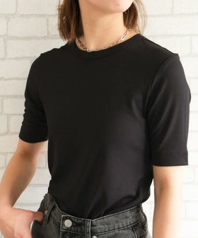 【アクアガレージ/aquagarage】のリブクルーネックTシャツ 人気、トレンドファッション・服の通販 founy(ファニー) ファッション Fashion レディースファッション Fashion for Women トップス・カットソー Cut & Sew Tops シャツ・ブラウス・オフィスカジュアル Elegant Blouses & Button-Ups ロングTシャツ・Tシャツ Longline T-Shirts & Tees カットソー・ベーシックTシャツ Cut-and-Sewn Tops / Stretch Tees & Basics 送料無料 Free Shipping カットソー Cut and Sewn Top ストレッチ Stretch, Stretchy Fabric プチプライス・低価格 Affordable / Budget Price エレガント 上品 Elegant 夏 Summer 春 Spring 秋 Autumn |ID:prp329100004009644