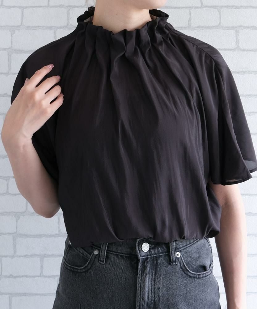 【アクアガレージ/aquagarage】のネックギャザーソリッドブラウス 人気、トレンドファッション・服の通販 founy(ファニー) ファッション Fashion レディースファッション Fashion for Women トップス・カットソー Cut & Sew Tops シャツ・ブラウス・オフィスカジュアル Elegant Blouses & Button-Ups プチプライス・低価格 Affordable / Budget Price 夏 Summer 春 Spring 秋 Autumn other-1|ID: prp329100004012665 ipo3291000000036088618