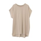 【アクアガレージ/aquagarage】のフレンチスリーブチュニックカットソー グレーベージュ|ID: prp329100004022058 ipo3291000000026680949