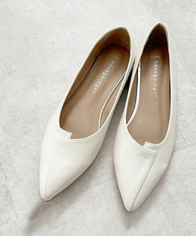 【アクアガレージ/aquagarage】の切替えフラットパンプス 人気、トレンドファッション・服の通販 founy(ファニー) ファッション Fashion レディースファッション Fashion for Women 送料無料 Free Shipping フィット Fit, Slim Fit フラット Flat, Flat Shoes プチプライス・低価格 Affordable / Budget Price |ID:prp329100004054196