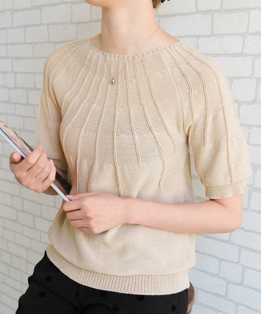 【アクアガレージ/aquagarage】のピンタックサマーニットトップス 人気、トレンドファッション・服の通販 founy(ファニー) ファッション Fashion レディースファッション Fashion for Women トップス・カットソー Cut & Sew Tops ニット Knit Tops & Sweaters 送料無料 Free Shipping シンプル Simple, Minimal セーター Sweater, Knitwear プチプライス・低価格 Affordable / Budget Price other-1|ID: prp329100004063375 ipo3291000000036088438