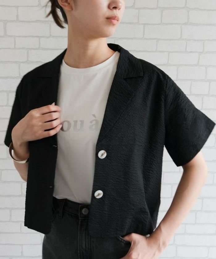 【アクアガレージ/aquagarage】のサッカー生地ショート丈シャツジャケット 人気、トレンドファッション・服の通販 founy(ファニー) 　ファッション　Fashion　レディースファッション　Fashion for Women　アウター　Coat / Outerwear Collection　レディースジャケット・軽アウター　Jackets　送料無料　Free Shipping　カーディガン　Cardigan, Knitwear　サッカー　Seersucker, Summer Fabric　ショート　Short, Short Length　ジャケット　Jacket, Outerwear　セットアップ　Set-Up, Coordinated Outfit　プチプライス・低価格　Affordable / Budget Price　夏　Summer　春　Spring　秋　Autumn　 other-1|ID: prp329100004082466 ipo3291000000035708594