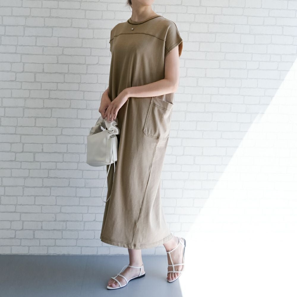 【アクアガレージ/aquagarage】のステッチワンピース 人気、トレンドファッション・服の通販 founy(ファニー) 　ファッション　Fashion　レディースファッション　Fashion for Women　ワンピース　Dresses　送料無料　Free Shipping　プチプライス・低価格　Affordable / Budget Price　マキシ　Maxi, Full Length　ロング　Long, Long-Length　夏　Summer　春　Spring　秋　Autumn　 other-1|ID: prp329100004091743 ipo3291000000036088515