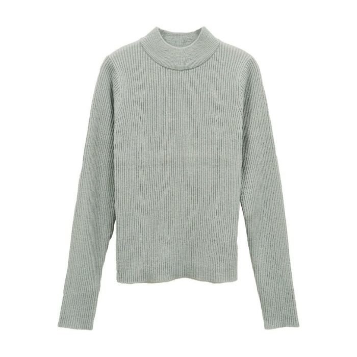 【アクアガレージ/aquagarage】のラメボトルネックリブトップス 春 インテリア・キッズ・メンズ・レディースファッション・服の通販 founy(ファニー) 　ファッション　Fashion　レディースファッション　Fashion for Women　トップス・カットソー　Cut & Sew Tops　ニット　Knit Tops & Sweaters　送料無料　Free Shipping　インナー　Innerwear　カットオフ　Cut-Off Design　セーター　Sweater, Knitwear　バランス　Balance, Style Balance　プチプライス・低価格　Affordable / Budget Price　エレガント 上品　Elegant　冬　Winter / This Winter　春　Spring　秋　Autumn　グレー|ID: prp329100004130757 ipo3291000000029670737