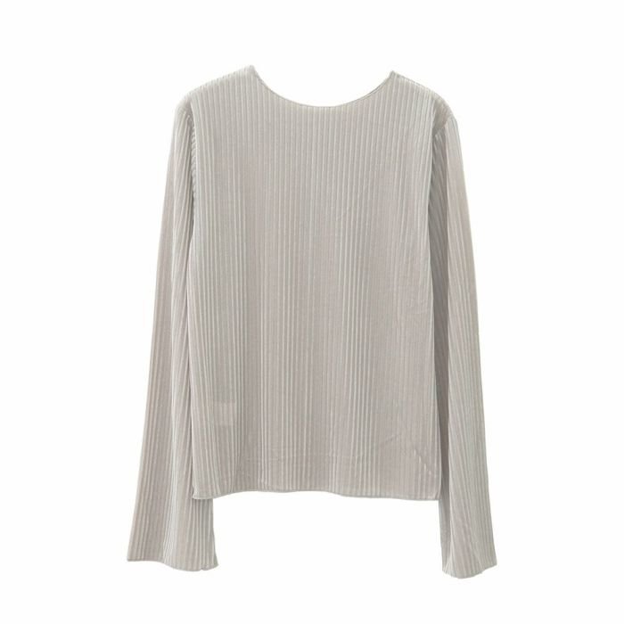 【アクアガレージ/aquagarage】のシアーベロアストライプ2wayメロートップス 春 人気、トレンドファッション・服の通販 founy(ファニー) 　ファッション　Fashion　レディースファッション　WOMEN　トップス・カットソー　Tops/Tshirt　シャツ/ブラウス　Shirts/Blouses　ロング / Tシャツ　T-Shirts　カットソー　Cut and Sewn　ベロア　Velour　送料無料　Free Shipping　カットソー　Cut And Sew　シアー　Sheer　シンプル　Simple　プチプライス・低価格　Affordable　ベロア　Velor　冬　Winter　春　Spring　秋　Autumn/Fall　 other-1|ID: prp329100004132858 ipo3291000000029183924