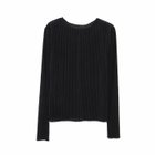 【アクアガレージ/aquagarage】のシアーベロアストライプ2wayメロートップス 春 ブラック|ID: prp329100004132858 ipo3291000000029183928