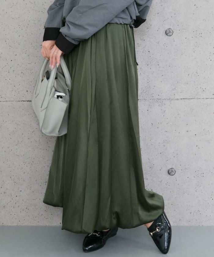 【アクアガレージ/aquagarage】の【最終値下げ価格】サテンバルーンスカート 人気、トレンドファッション・服の通販 founy(ファニー) 　ファッション　Fashion　レディースファッション　Fashion for Women　スカート　Skirts　エレガント 上品　Elegant　サテン　Satin, Glossy Fabric　バルーン　Balloon, Balloon Silhouette　プチプライス・低価格　Affordable / Budget Price　マキシ　Maxi, Full Length　ロング　Long, Long-Length　 other-1|ID: prp329100004132859 ipo3291000000035708654