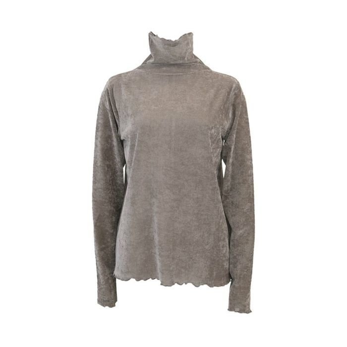 【アクアガレージ/aquagarage】のベロアシアートップス インテリア・キッズ・メンズ・レディースファッション・服の通販 founy(ファニー) 　ファッション　Fashion　レディースファッション　WOMEN　トップス・カットソー　Tops/Tshirt　ベロア　Velour　送料無料　Free Shipping　トレンド　Trend　プチプライス・低価格　Affordable　ベーシック　Basic　エレガント 上品　Elegant　夏　Summer　春　Spring　秋　Autumn/Fall　グレー|ID: prp329100004139883 ipo3291000000028382179