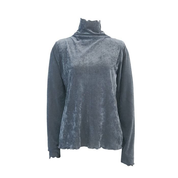 【アクアガレージ/aquagarage】のベロアシアートップス インテリア・キッズ・メンズ・レディースファッション・服の通販 founy(ファニー) 　ファッション　Fashion　レディースファッション　WOMEN　トップス・カットソー　Tops/Tshirt　ベロア　Velour　送料無料　Free Shipping　トレンド　Trend　プチプライス・低価格　Affordable　ベーシック　Basic　エレガント 上品　Elegant　夏　Summer　春　Spring　秋　Autumn/Fall　フォギーブルー|ID: prp329100004139883 ipo3291000000028382181