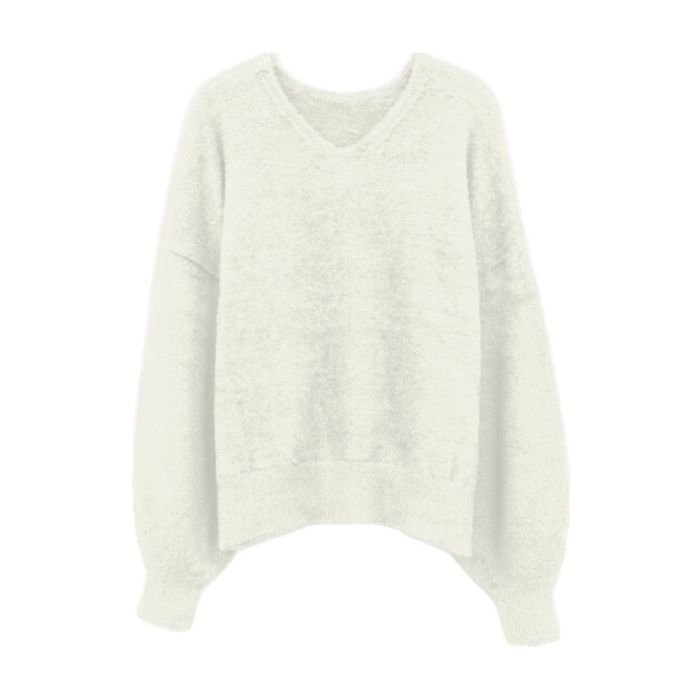 【アクアガレージ/aquagarage】のシャギーラメVネックニットトップス インテリア・キッズ・メンズ・レディースファッション・服の通販 founy(ファニー) https://founy.com/ ファッション Fashion レディースファッション Fashion for Women トップス・カットソー Cut & Sew Tops ニット Knit Tops & Sweaters Vネックトップス V-Neck Tops / V-Cut Neckline Shirts セーター Sweater, Knitwear プチプライス・低価格 Affordable / Budget Price |ID: prp329100004181081 ipo3291000000028967776