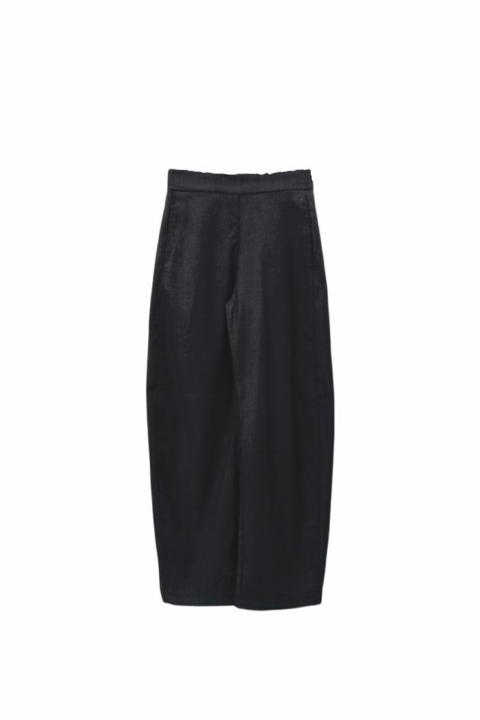 【アクアガレージ/aquagarage】のジョーゼットカーブスラックスパンツ インテリア・キッズ・メンズ・レディースファッション・服の通販 founy(ファニー) 　ファッション　Fashion　レディースファッション　Fashion for Women　パンツ　Pants & Trousers　プチプライス・低価格　Affordable / Budget Price　冬　Winter / This Winter　夏　Summer　春　Spring　秋　Autumn　ブラック|ID: prp329100004181084 ipo3291000000028967795