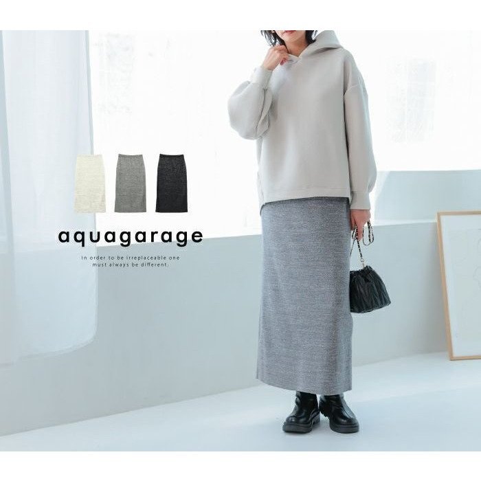 【アクアガレージ/aquagarage】の【セットアップ可】ミラノリブラメニットロングスカート インテリア・キッズ・メンズ・レディースファッション・服の通販 founy(ファニー) https://founy.com/ ファッション Fashion レディースファッション Fashion for Women セットアップ Matching Sets スカート・ミニ/ミディ/マキシ Skirts / Mini, Midi & Maxi Skirts スカート Skirts ロングスカート Long Skirts / Maxi & Midi Skirts セットアップ Set-Up, Coordinated Outfit プチプライス・低価格 Affordable / Budget Price マキシ Maxi, Full Length ロング Long, Long-Length 冬 Winter / This Winter 秋 Autumn |ID: prp329100004194725 ipo3291000000034094494