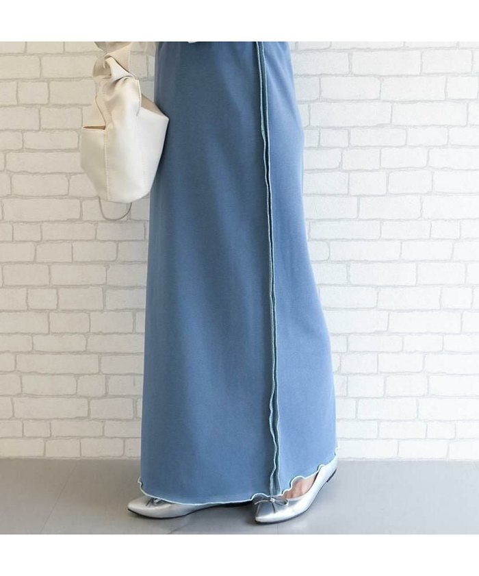 【アクアガレージ/aquagarage】の【最終値下げ価格】配色ステッチナロースカート インテリア・キッズ・メンズ・レディースファッション・服の通販 founy(ファニー) https://founy.com/ ファッション Fashion レディースファッション Fashion for Women スカート Skirts シンプル Simple, Minimal プチプライス・低価格 Affordable / Budget Price マキシ Maxi, Full Length ロング Long, Long-Length |ID: prp329100004246204 ipo3291000000036276256