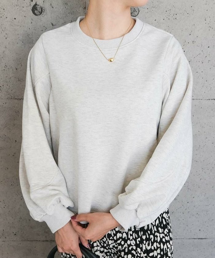 【アクアガレージ/aquagarage】の袖ステッチスウェット インテリア・キッズ・メンズ・レディースファッション・服の通販 founy(ファニー) https://founy.com/ ファッション Fashion レディースファッション Fashion for Women トップス・カットソー Cut & Sew Tops ニット Knit Tops & Sweaters レディースパーカー・カジュアルフーディー Casual Hoodies & Sweatshirts スウェット・クルーネックトップス Sweatshirts & Crewnecks / Relaxed Fit Sweat Tops セーター Sweater, Knitwear プチプライス・低価格 Affordable / Budget Price リラックス Relax, Relaxed Fit |ID: prp329100004247296 ipo3291000000036276258