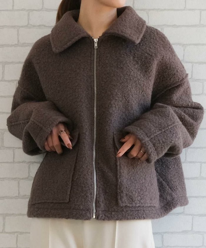 【アクアガレージ/aquagarage】のダブルポケットジップブルゾン インテリア・キッズ・メンズ・レディースファッション・服の通販 founy(ファニー) https://founy.com/ ファッション Fashion レディースファッション Fashion for Women アウター Coat / Outerwear Collection ブルゾンジャケット・スポーティアウター Blouson Jackets シンプル Simple, Minimal ダブル Double, Double-Breasted プチプライス・低価格 Affordable / Budget Price ポケット Pocket, Pocket Detail |ID: prp329100004258545 ipo3291000000036276271