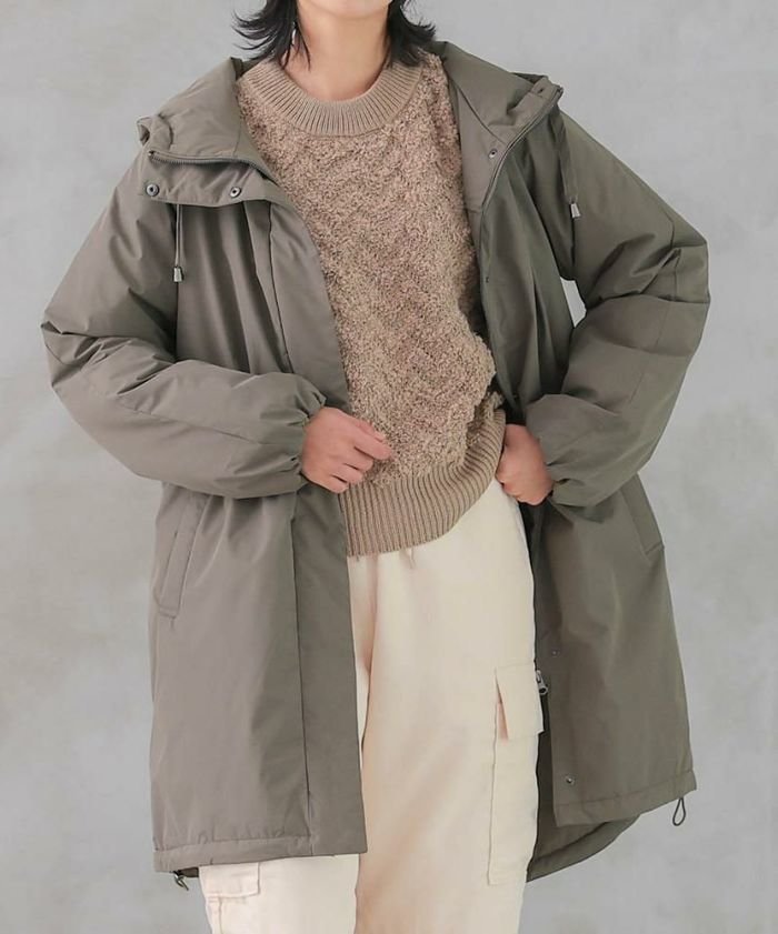 【アクアガレージ/aquagarage】の【最終値下げ価格】蓄熱中綿フードドロストコート インテリア・キッズ・メンズ・レディースファッション・服の通販 founy(ファニー) https://founy.com/ ファッション Fashion レディースファッション Fashion for Women アウター Coat / Outerwear Collection コート・ロングコート・ピーコート Long Coats, Peacoats & More プチプライス・低価格 Affordable / Budget Price ロング Long, Long-Length |ID: prp329100004263101 ipo3291000000035376756