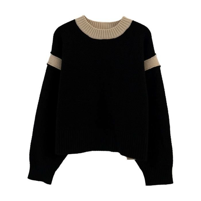 【アクアガレージ/aquagarage】のバイカラーラインニットトップス インテリア・キッズ・メンズ・レディースファッション・服の通販 founy(ファニー) https://founy.com/ ファッション Fashion レディースファッション Fashion for Women トップス・カットソー Cut & Sew Tops ニット Knit Tops & Sweaters シンプル Simple, Minimal セーター Sweater, Knitwear プチプライス・低価格 Affordable / Budget Price |ID: prp329100004341200 ipo3291000000030283683