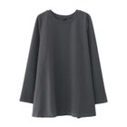 【アクアガレージ/aquagarage】のエンボスチュニックカットソー 春 チャコール|ID: prp329100004351230 ipo3291000000031721506