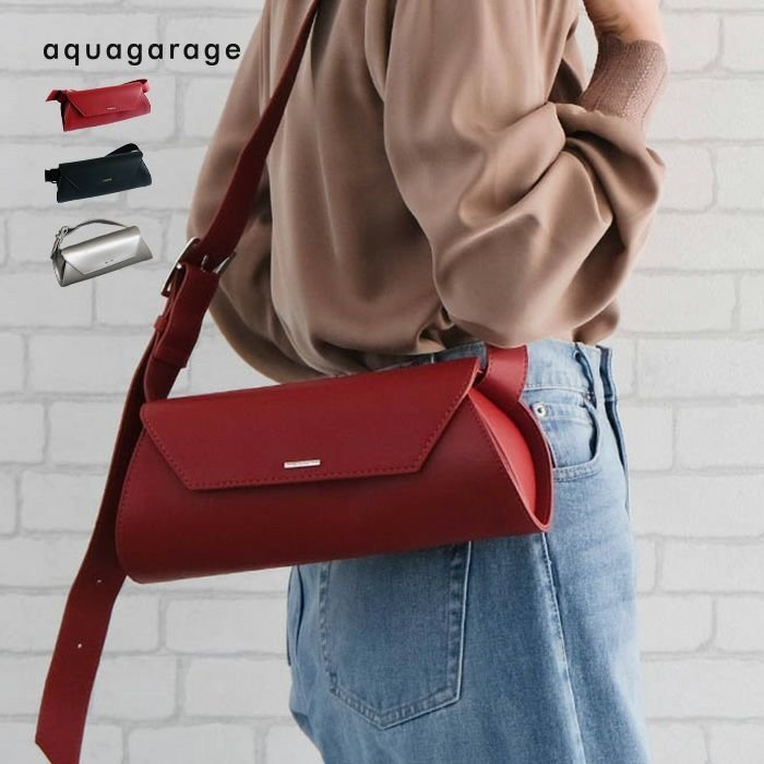 【アクアガレージ/aquagarage】の横長フラップショルダー 人気、トレンドファッション・服の通販 founy(ファニー) 　ファッション　Fashion　レディースファッション　Fashion for Women　ショルダー　Shoulder, Shoulder Strap　スリム　Slim, Slim Fit　フィット　Fit, Slim Fit　フォルム　Silhouette, Form　フラップ　Flap, Flap Pocket　プチプライス・低価格　Affordable / Budget Price　 other-1|ID: prp329100004370742 ipo3291000000034093814