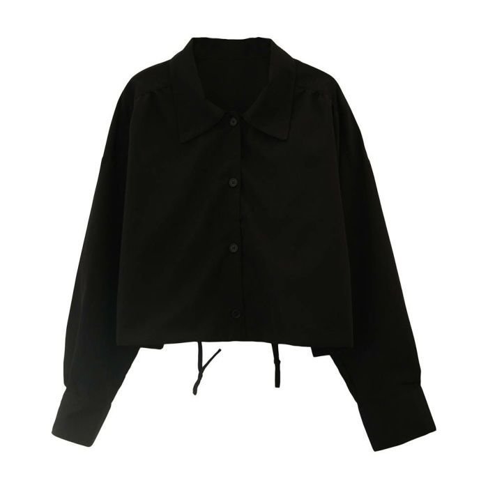 【アクアガレージ/aquagarage】のショート丈裾ドロストブルゾン インテリア・キッズ・メンズ・レディースファッション・服の通販 founy(ファニー) 　ファッション　Fashion　レディースファッション　Fashion for Women　アウター　Coat / Outerwear Collection　ブルゾンジャケット・スポーティアウター　Blouson Jackets　ショート　Short, Short Length　プチプライス・低価格　Affordable / Budget Price　軽量　Lightweight, Ultra Light　ブラック|ID: prp329100004389811 ipo3291000000030689601