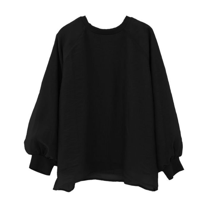【アクアガレージ/aquagarage】のオーガンジーシアー長袖トップス インテリア・キッズ・メンズ・レディースファッション・服の通販 founy(ファニー) 　ファッション　Fashion　レディースファッション　Fashion for Women　トップス・カットソー　Cut & Sew Tops　シャツ・ブラウス・オフィスカジュアル　Elegant Blouses & Button-Ups　ロングTシャツ・Tシャツ　Longline T-Shirts & Tees　カットソー・ベーシックTシャツ　Cut-and-Sewn Tops / Stretch Tees & Basics　送料無料　Free Shipping　インナー　Innerwear　カットソー　Cut and Sewn Top　シアー　Sheer, See-Through　プチプライス・低価格　Affordable / Budget Price　長袖　Long Sleeve, Full Sleeve　ブラック|ID: prp329100004391009 ipo3291000000030700361