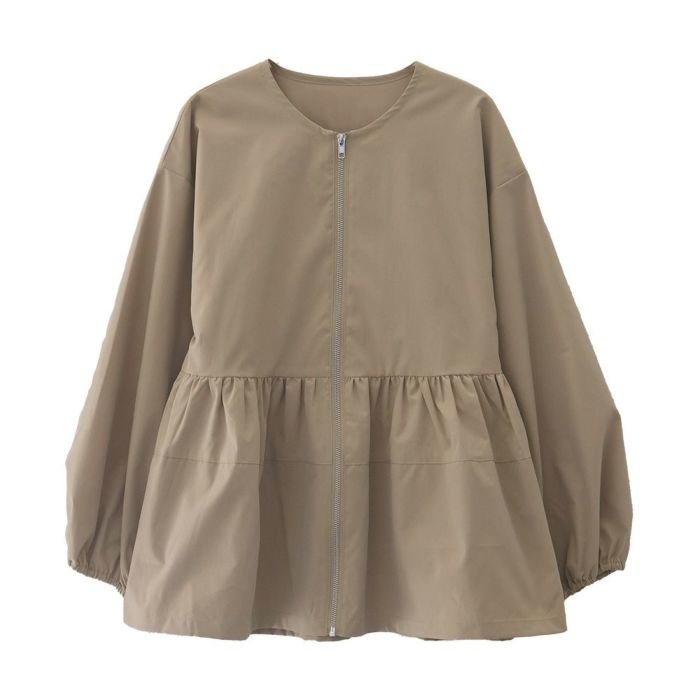 【アクアガレージ/aquagarage】のペプラムジップブラウス 春 インテリア・キッズ・メンズ・レディースファッション・服の通販 founy(ファニー) https://founy.com/ ファッション Fashion レディースファッション Fashion for Women トップス・カットソー Cut & Sew Tops シャツ・ブラウス・オフィスカジュアル Elegant Blouses & Button-Ups 送料無料 Free Shipping デニム Denim, Jeans Material プチプライス・低価格 Affordable / Budget Price 冬 Winter / This Winter 春 Spring 秋 Autumn |ID: prp329100004391010 ipo3291000000030700364