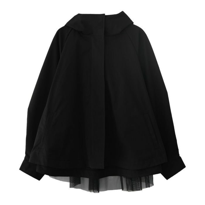 【アクアガレージ/aquagarage】のバックチュールマウンテンパーカー 春 インテリア・キッズ・メンズ・レディースファッション・服の通販 founy(ファニー) 　ファッション　Fashion　レディースファッション　Fashion for Women　アウター　Coat / Outerwear Collection　トップス・カットソー　Cut & Sew Tops　レディースパーカー・カジュアルフーディー　Casual Hoodies & Sweatshirts　送料無料　Free Shipping　パーカー　Hoodie, Parka　プチプライス・低価格　Affordable / Budget Price　ロング　Long, Long-Length　冬　Winter / This Winter　春　Spring　秋　Autumn　ブラック|ID: prp329100004392749 ipo3291000000030713670