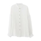 【アクアガレージ/aquagarage】のUVカットバンドカラーシアーシャツ ホワイト|ID: prp329100004394311 ipo3291000000031055571