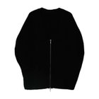 【アクアガレージ/aquagarage】のダブルジップコクーンニットベスト ブラック|ID: prp329100004417609 ipo3291000000030842946