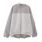 【アクアガレージ/aquagarage】のウィンドプロテクトZIPパーカー 春 グレージュ×アイボリー|ID: prp329100004422455 ipo3291000000030881641