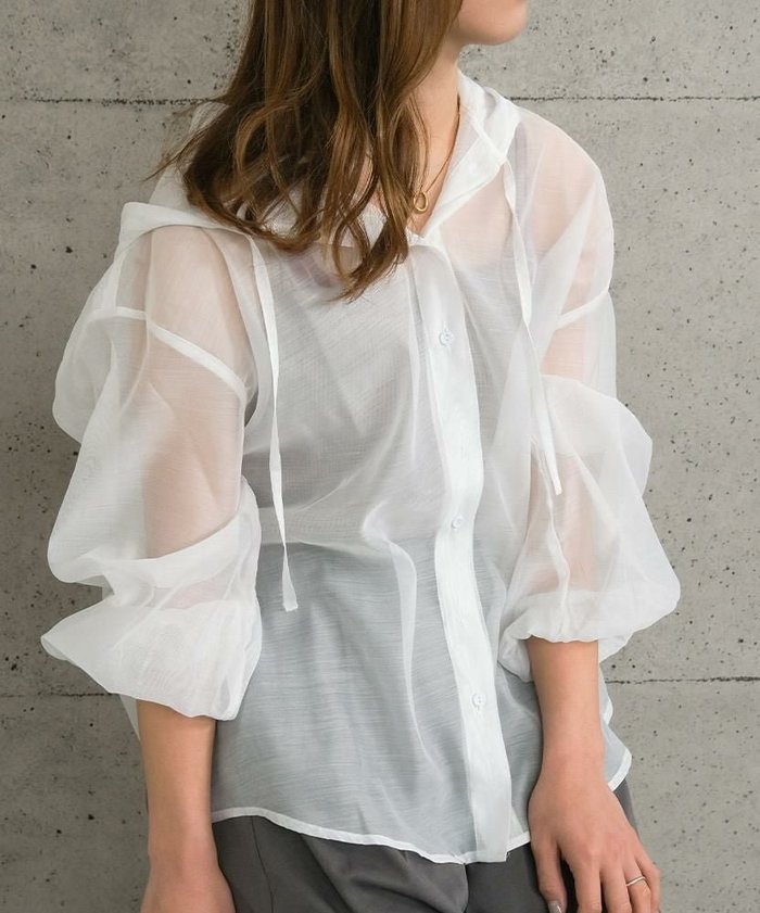 【アクアガレージ/aquagarage】のビッグフードシアーシャツパーカー インテリア・キッズ・メンズ・レディースファッション・服の通販 founy(ファニー) https://founy.com/ ファッション Fashion レディースファッション Fashion for Women トップス・カットソー Cut & Sew Tops シャツ・ブラウス・オフィスカジュアル Elegant Blouses & Button-Ups レディースパーカー・カジュアルフーディー Casual Hoodies & Sweatshirts スウェット・クルーネックトップス Sweatshirts & Crewnecks / Relaxed Fit Sweat Tops インナー Innerwear 春 Spring 秋 Autumn 軽量 Lightweight, Ultra Light シアー Sheer, See-Through ショルダー Shoulder, Shoulder Strap シンプル Simple, Minimal スリーブ Sleeve, Long Sleeve / Short Sleeve ドロップ Drop Shoulder, Dropped Style フロント Front, Front Design ポケット Pocket, Pocket Detail リラックス Relax, Relaxed Fit ワイド Wide, Wide Fit 送料無料 Free Shipping プチプライス・低価格 Affordable / Budget Price 夏 Summer |ID: prp329100004430476 ipo3291000000036292064