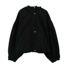 【アクアガレージ/aquagarage】のボリューム袖マウンテンパーカー 春 ブラック|ID: prp329100004430477 ipo3291000000030941522