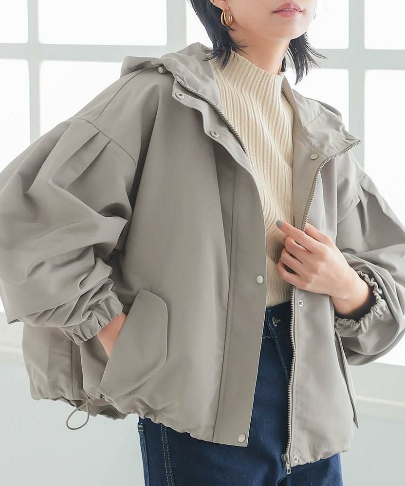 【アクアガレージ/aquagarage】のボリューム袖マウンテンパーカー 春 人気、トレンドファッション・服の通販 founy(ファニー) 　ファッション　Fashion　レディースファッション　Fashion for Women　アウター　Coat / Outerwear Collection　レディースジャケット・軽アウター　Jackets　送料無料　Free Shipping　ジャケット　Jacket, Outerwear　パーカー　Hoodie, Parka　プチプライス・低価格　Affordable / Budget Price　エレガント 上品　Elegant　冬　Winter / This Winter　春　Spring　秋　Autumn　 other-1|ID: prp329100004430477 ipo3291000000036073826