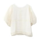 【アクアガレージ/aquagarage】のオーガンジー袖バルーントップス オフホワイト|ID: prp329100004435959 ipo3291000000030984820