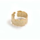 【アクアガレージ/aquagarage】のたたき加工のオープンリング ゴールド|ID: prp329100004445148 ipo3291000000031069807