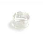 【アクアガレージ/aquagarage】のたたき加工のオープンリング シルバー|ID: prp329100004445148 ipo3291000000031069809