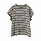 【アクアガレージ/aquagarage】のマルチボーダーフレンチスリーブカットソー 人気、トレンドファッション・服の通販 founy(ファニー) ファッション Fashion レディースファッション WOMEN トップス・カットソー Tops/Tshirt シャツ/ブラウス Shirts/Blouses ロング / Tシャツ T-Shirts カットソー Cut and Sewn 送料無料 Free Shipping カットソー Cut And Sew スリーブ Sleeve フレンチ French プチプライス・低価格 Affordable 夏 Summer 春 Spring 秋 Autumn/Fall thumbnail セピアグレー×アイボリー|ID: prp329100004449809 ipo3291000000031119598
