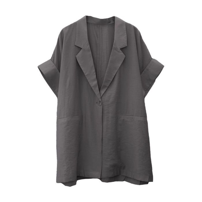 【アクアガレージ/aquagarage】のシアーテーラードジャケット インテリア・キッズ・メンズ・レディースファッション・服の通販 founy(ファニー) 　ファッション　Fashion　レディースファッション　Ladies' Fashion Online　アウター　Coat Outerwear　ジャケット　Jackets　テーラードジャケット　Tailored Jackets　送料無料　Free Shipping　ジャケット　Jacket　プチプライス・低価格　Affordable　夏　Summer　春　Spring　秋　Autumn/Fall　チャコール|ID: prp329100004496581 ipo3291000000032427407