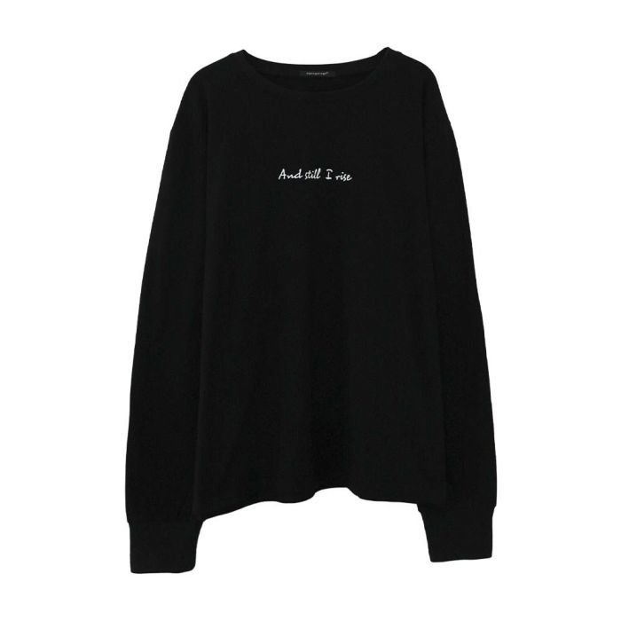 【アクアガレージ/aquagarage】のロゴロンTシャツ インテリア・キッズ・メンズ・レディースファッション・服の通販 founy(ファニー) 　ファッション　Fashion　レディースファッション　Ladies' Fashion Online　トップス・カットソー　Tops/Tshirt　シャツ/ブラウス　Shirts/Blouses　ロング / Tシャツ　T-Shirts　カットソー　Cut and Sewn　春　Spring　カットソー　Cut And Sew　シンプル　Simple　トレンド　Trend　フロント　Front　プリント　Print　ポケット　Pocket　リラックス　Relax　送料無料　Free Shipping　プチプライス・低価格　Affordable　夏　Summer　ブラック|ID: prp329100004515360 ipo3291000000031904480